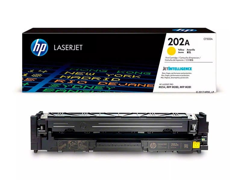Toner Hp LJ 202A (CF502A) Yellow 1,300 Pag Color LaserJet Pro MFP M281fdw Toner Hp LJ 202A (CF502A) Yellow 1,300 Pag Color LaserJet Pro MFP M281fdw