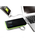 Powerbank Adata PT100 - Verde, Negro -Ion Litio (Li-Ion) - 10000 mAh - 2.10 A - 5 V DC S/E - Imagen 4