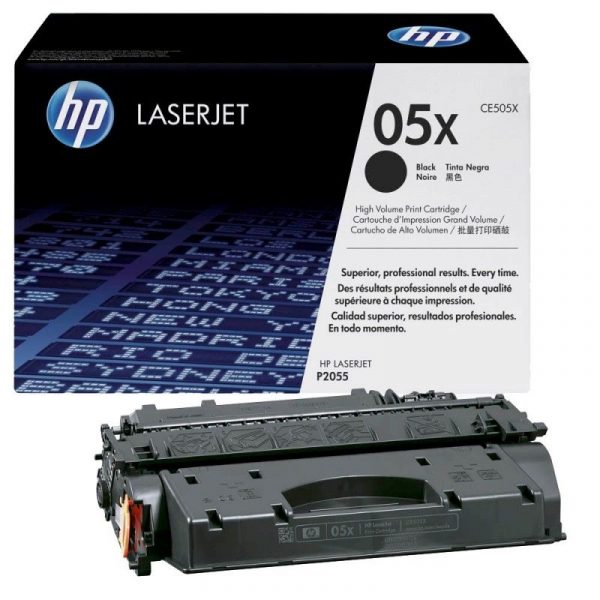 Toner Hp 05X (CE505X) Negro 6,500 Pag LaserJet P2050