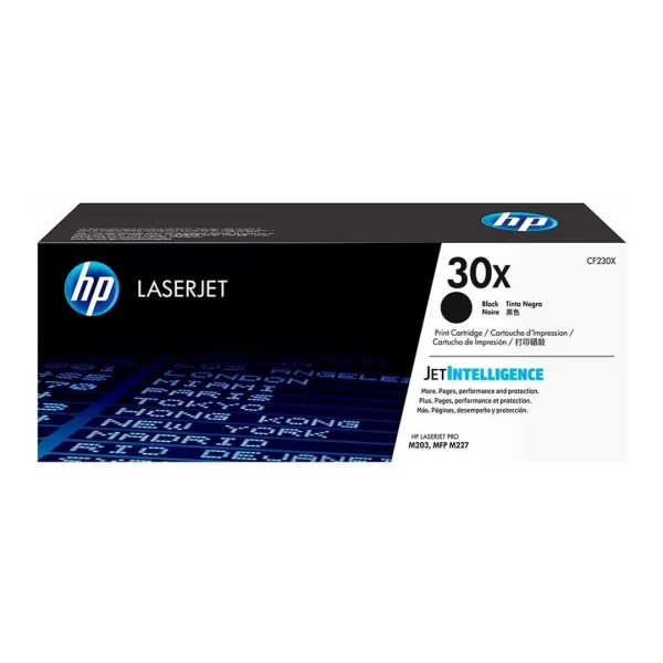 Toner Hp 30X (CF230X) Negro 3,500 Pag LaserJet Pro MFP M227
