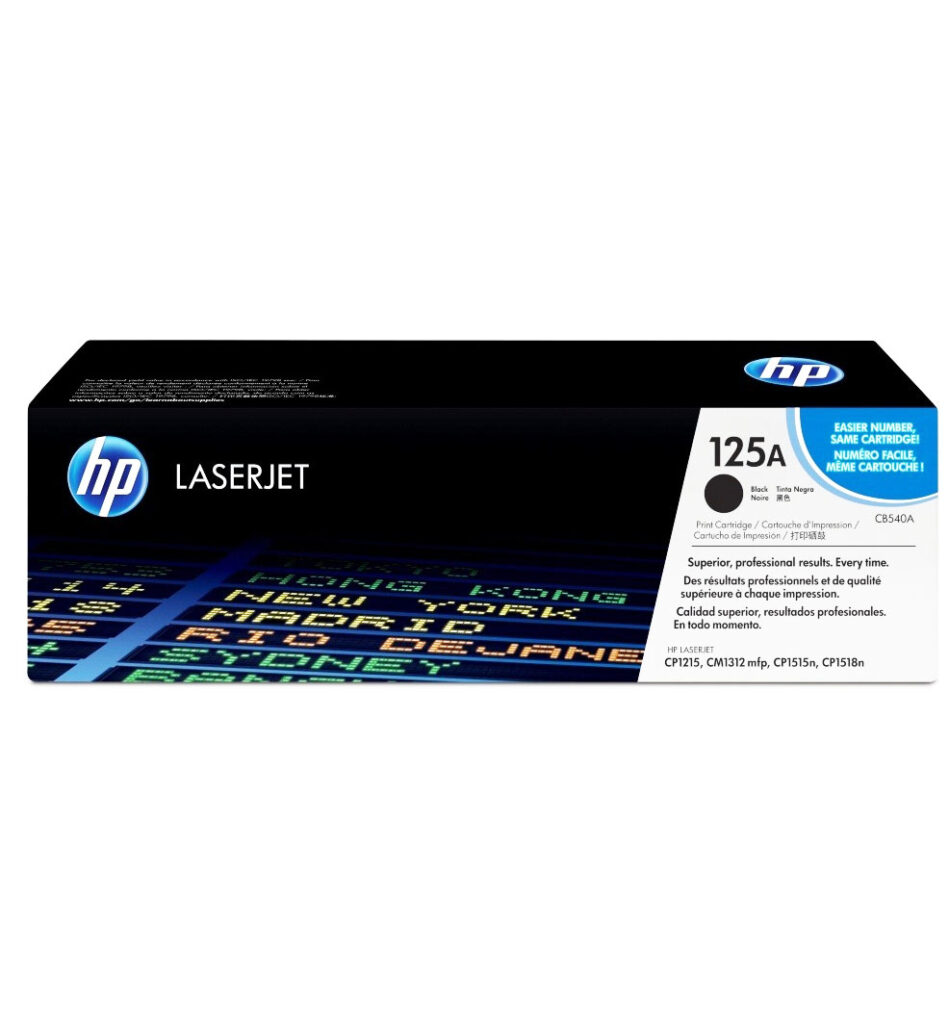 Toner Hp CB540A (125A) Negro 2,200 pg.