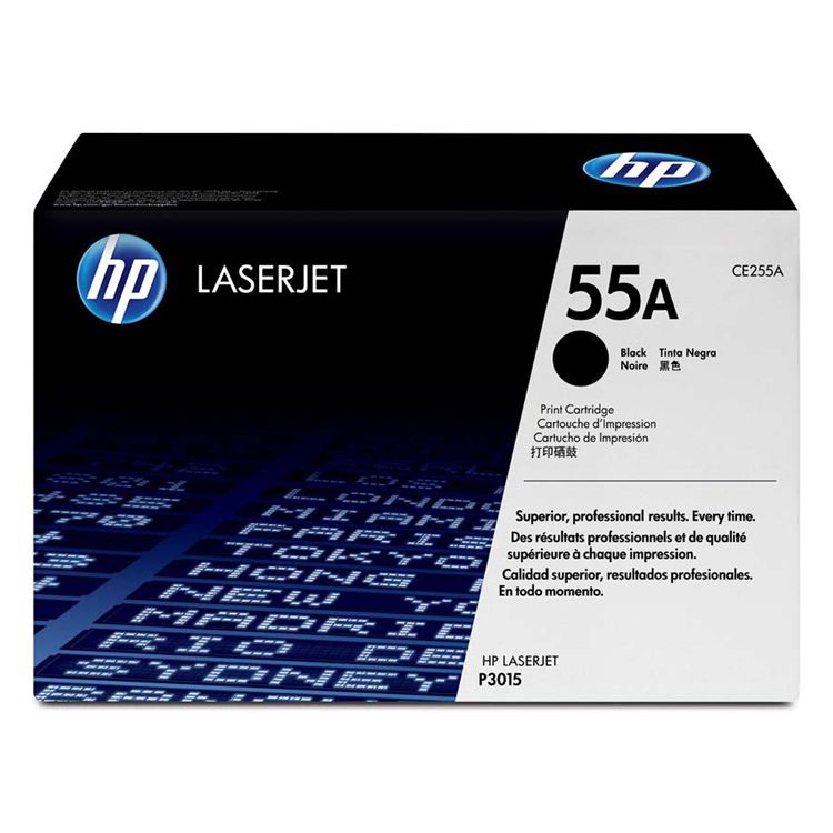 Toner Hp CE255A (55A) Negro 6,000pag 55A Toner Hp CE255A (55A) Negro 6,000pag