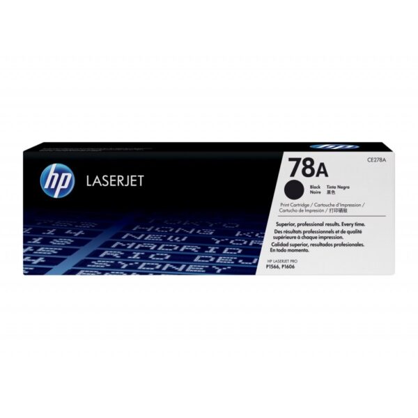 Toner Hp CE278A (78A) Negro 2,100 pag.