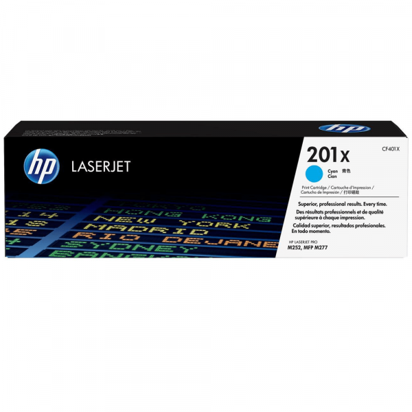 Toner Hp Lj 201X (CF401X) Cyan 2,300 Pag LaserJet ProM252n