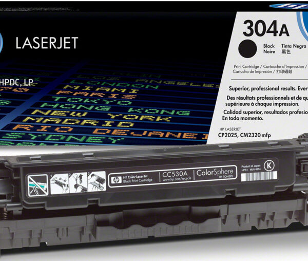 Toner Hp Lj 304A (CC530A) Negro 3.500 pg.