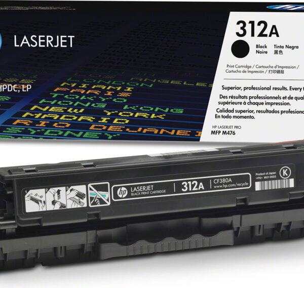 Toner Hp Lj 312A (CF380A) Black 2,400 Pag
