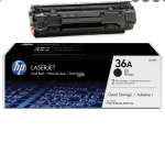 Toner Hp Lj 36A (CB436A) Negro Dual Pack 2,000 Pag LaserJet P1505n