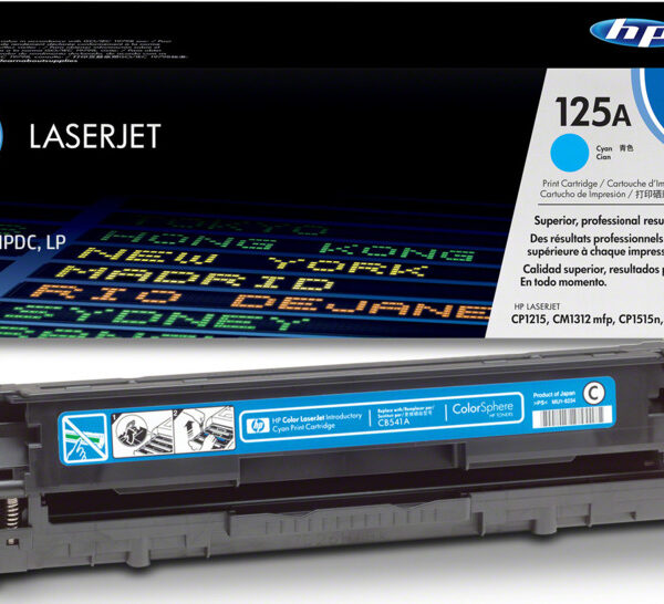 Toner Hp Lj CB541A (125A) Cyan 1,400pg.