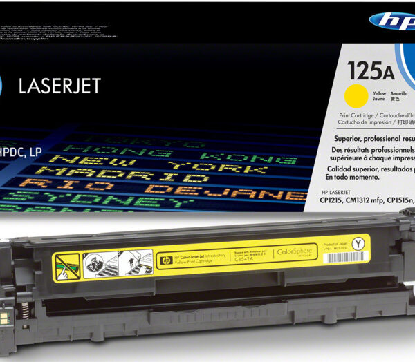 Toner Hp Lj CB542A (125A) Yellow 1,400pag