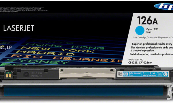 Toner Hp Lj CE311A (126A) Cyan 1,000 Pag.