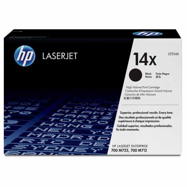 Toner Hp Lj CF214X (14X) Negro 17,500 pg.
