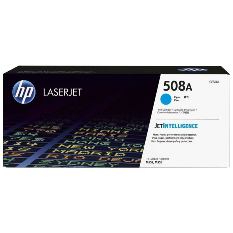 Toner Hp Lj FC361A (508A) Cyan 5 Toner Hp Lj FC361A (508A) Cyan 5,000pg.