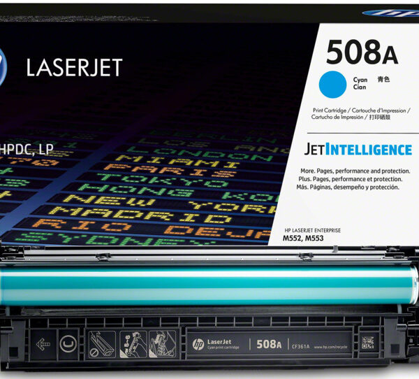 Toner Hp Lj FC361A (508A) Cyan 5,000pg.