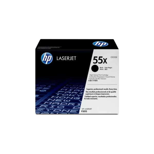 Toner hp CE255X (55X) Negro 12,500pg
