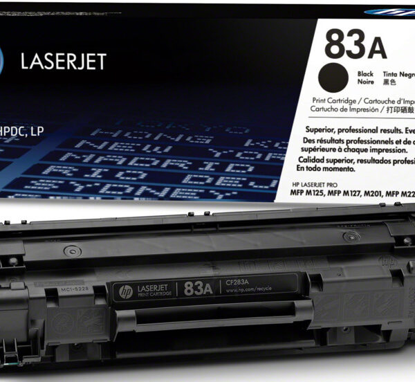 Toner hp CF283A (83A) Negro 1,500 Pag