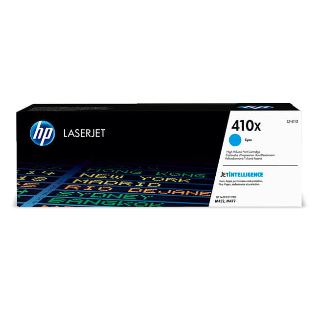 Toner hp CF411X (410X) Cyan 5,000 Toner hp CF411X (410X) Cyan 5,000pg
