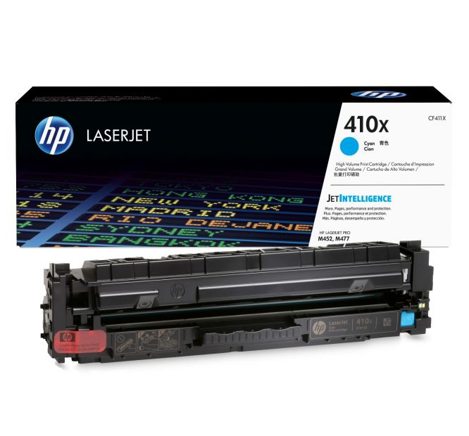 Toner hp CF411X (410X) Cyan 5,000pg Toner hp CF411X (410X) Cyan 5,000pg