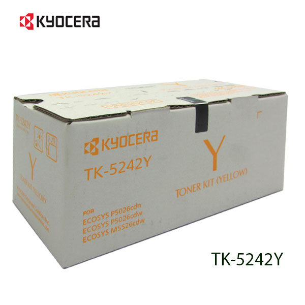 Tóner Kyocera TK-5242Y Yellow 3,000pag