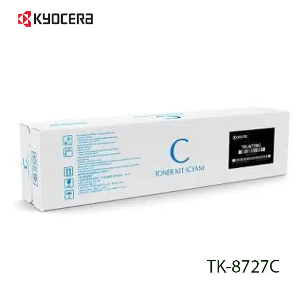 Tóner Kyocera TK-8727C Cyan 30,000pag