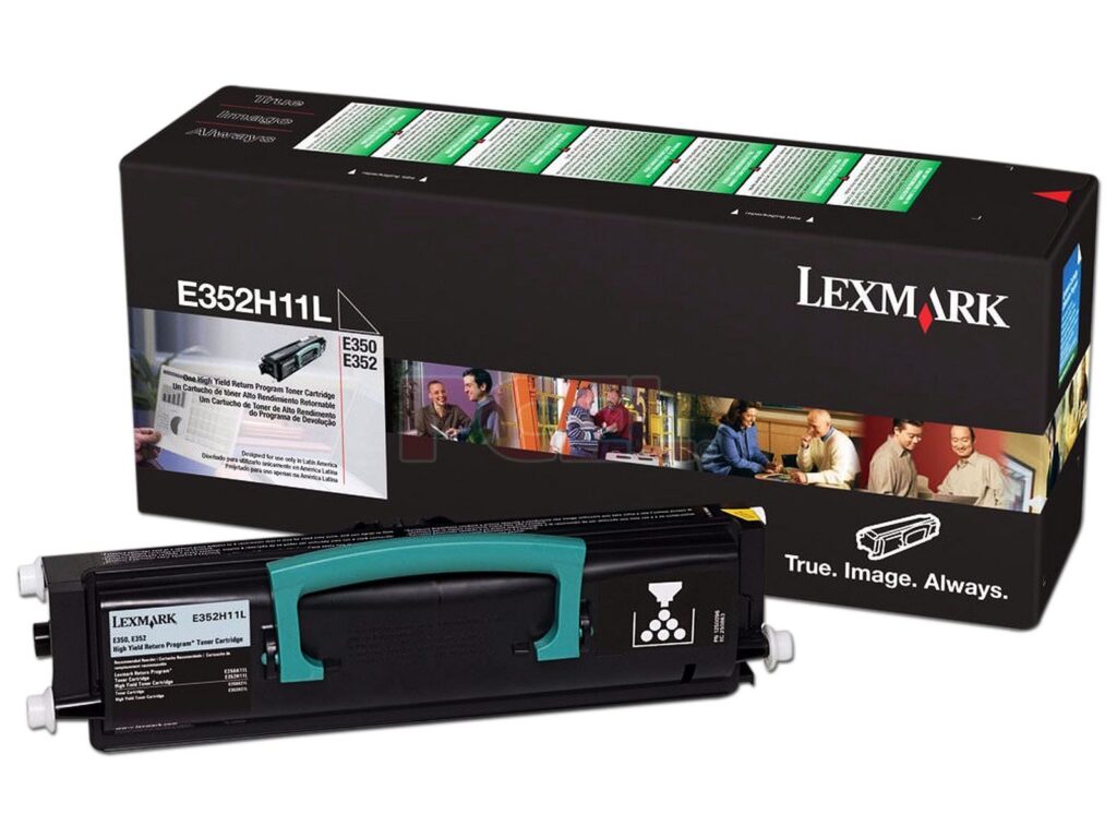 Tóner Lexmark E352H11L Negro 9,000pag