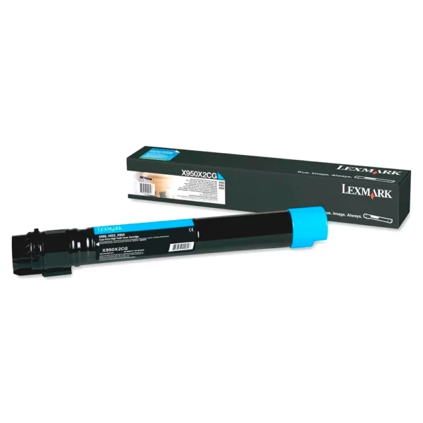 Tóner Lexmark X950X2CG Cyan 22,000pag