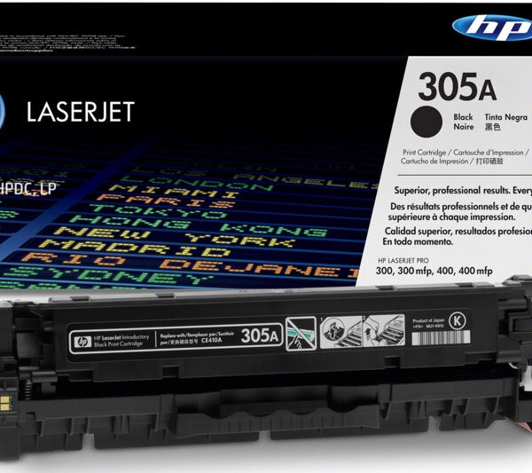 Tóner Hp CE410A (305A) Negro 2,200 Pag