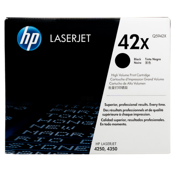 Tóner HP Q5942X (42X) Negro 20,000 Pag