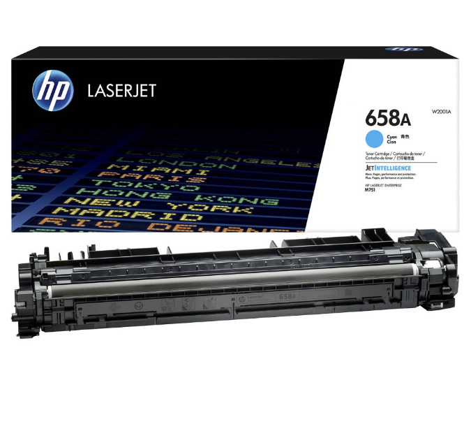 Tóner HP W2001A (658A) Cyan 6,000 Pag Tóner HP W2001A (658A) Cyan 6,000 Pag