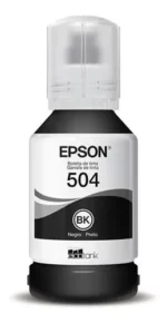 Botella de Tinta Epson T504 (T504120) Negro 127ml