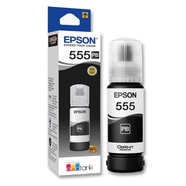 Botella de Tinta Epson T555120 (555) Negro Photo 70ml
