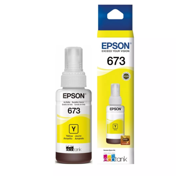 Botella de Tinta Epson T673 (T673420) Yellow 70ml