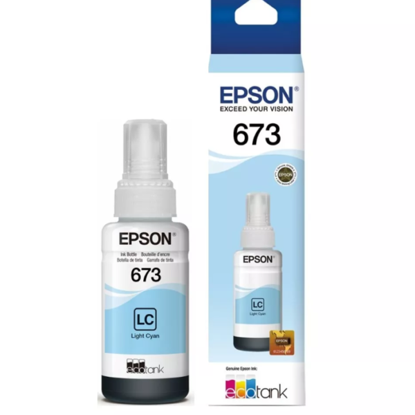 Botella de Tinta Epson T673 (T673520) Light Cyan 70ml
