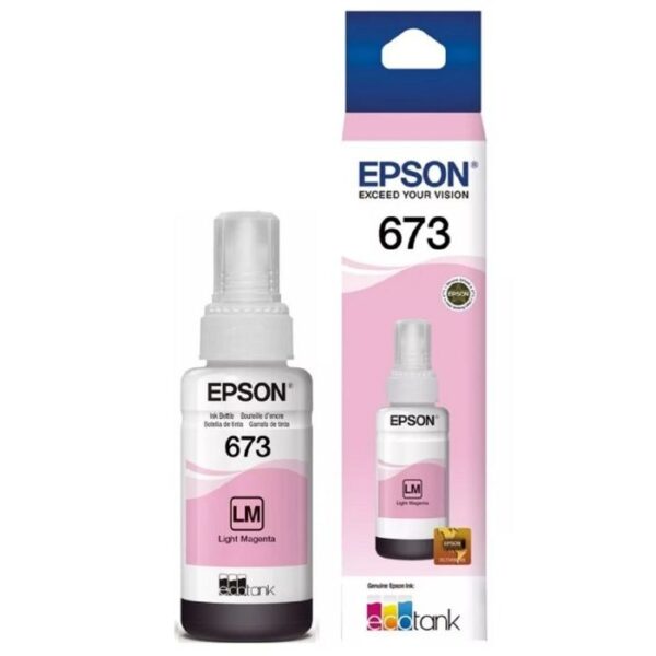 Botella de Tinta Epson T673 (T673620) Light Magenta 70ml