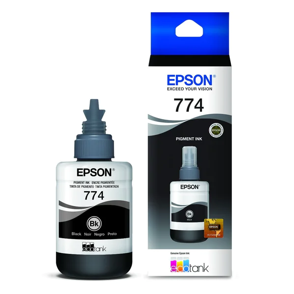 Botella de Tinta Epson T774 (T774120) Negro 130ml