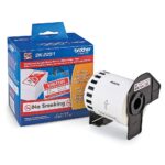 Cinta Brother DK-2251 | Letra Rojo/Negro Sobre Blanco 2.4″ (62MM) x 15.2 mts.