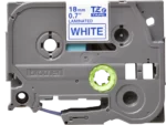 Cinta Brother TZE-243 | Azul sobre Blanco 18mm (3/4″) x 8 mts.