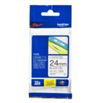 Cinta Brother TZE-251 Negro sobre Blanco 1″ (24MM) x 8 mts.
