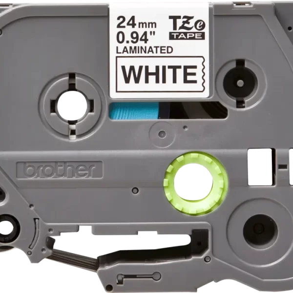 Cinta Brother TZE-251 Negro sobre Blanco 1″ (24MM) x 8 mts.