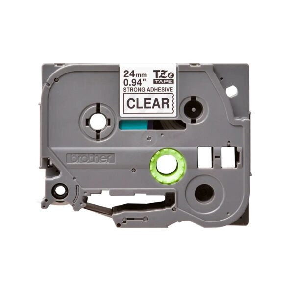 Cinta Brother TZE-S151 Negro sobre Transparente 24mm (1″) x 8 mts