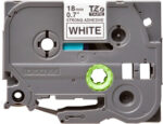 Cinta Brother TZE-S241 Negro sobre Blanco 18mm (3/4″) x 8 mts