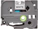 Cinta Brother TZE-S251 Negro sobre Blanco 24mm (1″) x 8 mts