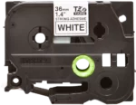 Cinta Brother TZE-S261 Negro sobre Blanco 36mm (1.5″) x 8 mts