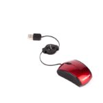 Mouse Halion Avenger Mini Ha-480 Red Retractil - Imagen 2
