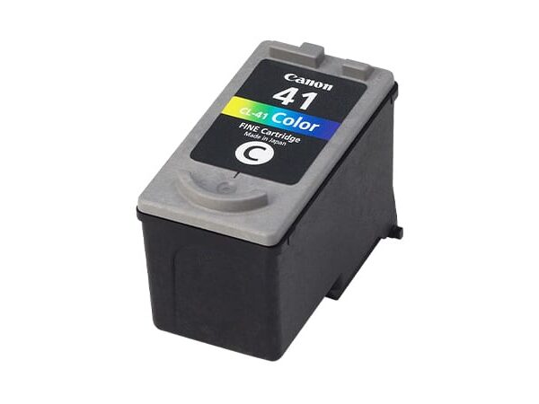 Tinta Canon CL-41 + Papel Foto Glossy Tricolor 500 Pag