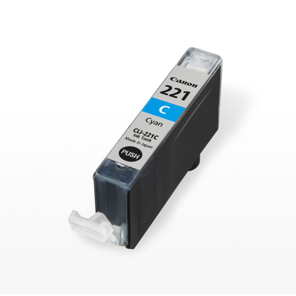 Tinta Canon CLI-221 Cyan 9ML 210Pag iP4600 MP540