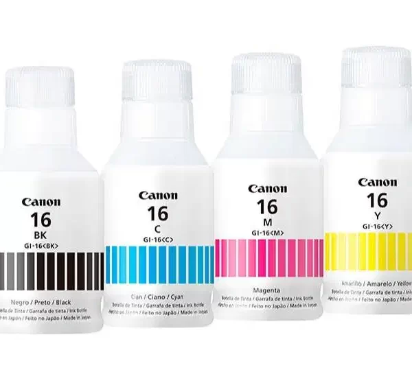 Tinta Canon GI-16C Cyan 136ML 14,000 Pag.  Pixma GX6010
