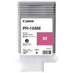 Tinta Canon PFI-104M Magenta 130ML iPF650 iPF755