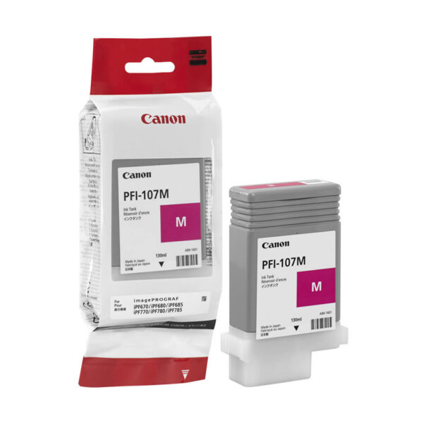 Tinta Canon PFI-107M Magenta 130ML iPF680 iPF685