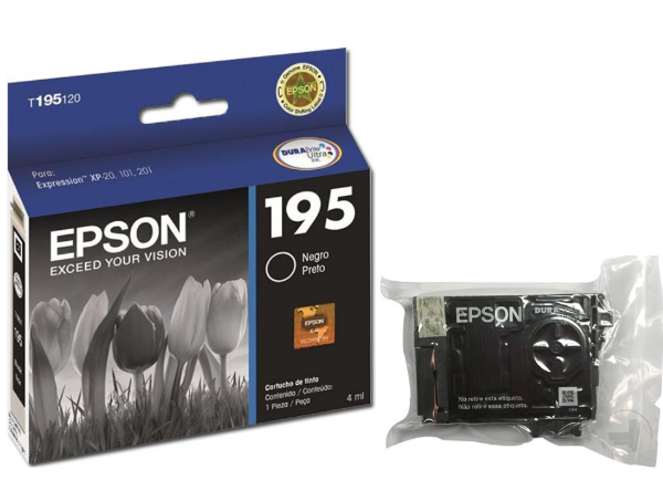 Tinta Epson T195120 (195) Negro 130 Pag
