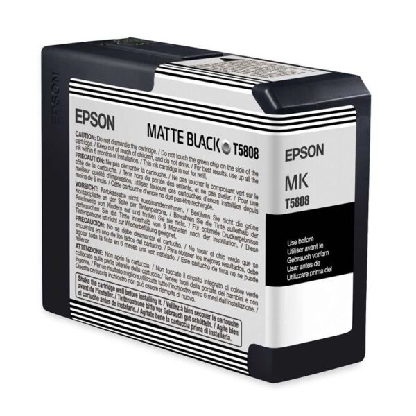 Tinta Epson T580800 Matte Black (80ML) 720 Pag